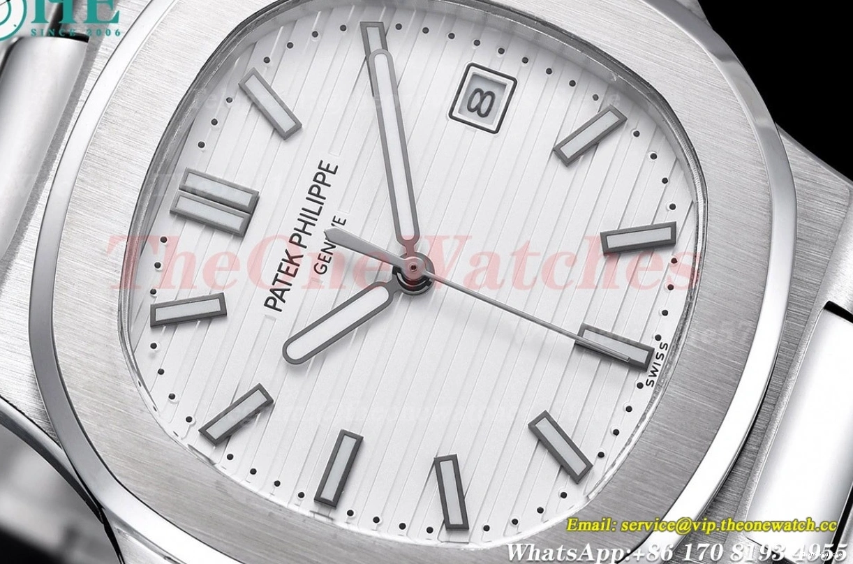 MY8215 SS White Dial GDF 5711 40mm SS Nautilus 0309